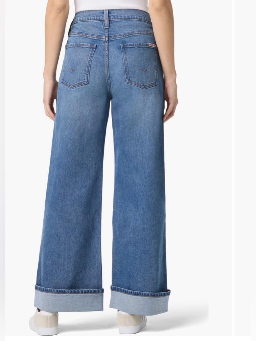 NWT Hudson Jeans Jolene wide leg cuffed jeans 25